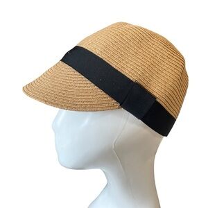 NWT Talula Aritzia Hat Valencia Paper Straw Summer Beach Holiday Brim Sz. S/M
